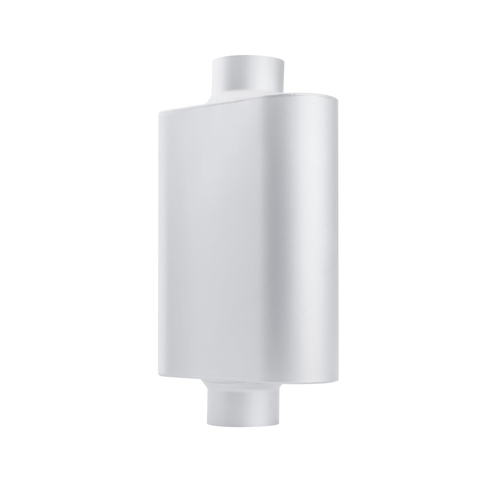 A-KARCK Universal Exhaust Muffler 3" Center Inlet 3" Center Outlet, 18" Overall Length Aluminized Steel Aggressive Sound Race Muffler for Cars, Trucks