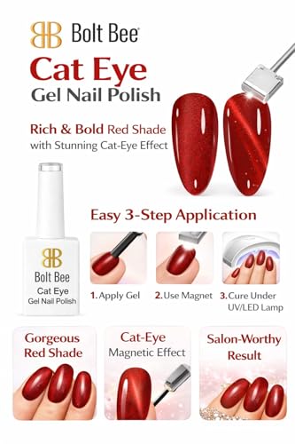 Image of Bolt Bee Gel Nail Polish - Highly Pigmented Glossy Finish, Smooth Application, Chip-Resistant Long-Lasting Color, Uv /led Lamp Cure, DIY Manicure & Salon Nail Art - 9ml | 14ml