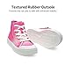 DREAM PAIRS Kids Sneakers Little Boys Girls High Top Canvas Shoes LilLegends CourtStar Casual Walking Shoes,Size 13 Little Kid,Hot Pink/Purple,SDFS2326K