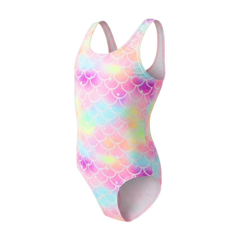 Image of Angel season Girls Swimsuits Kids Bathing Suit One Piece Swimwear with UPF 50+ Cute