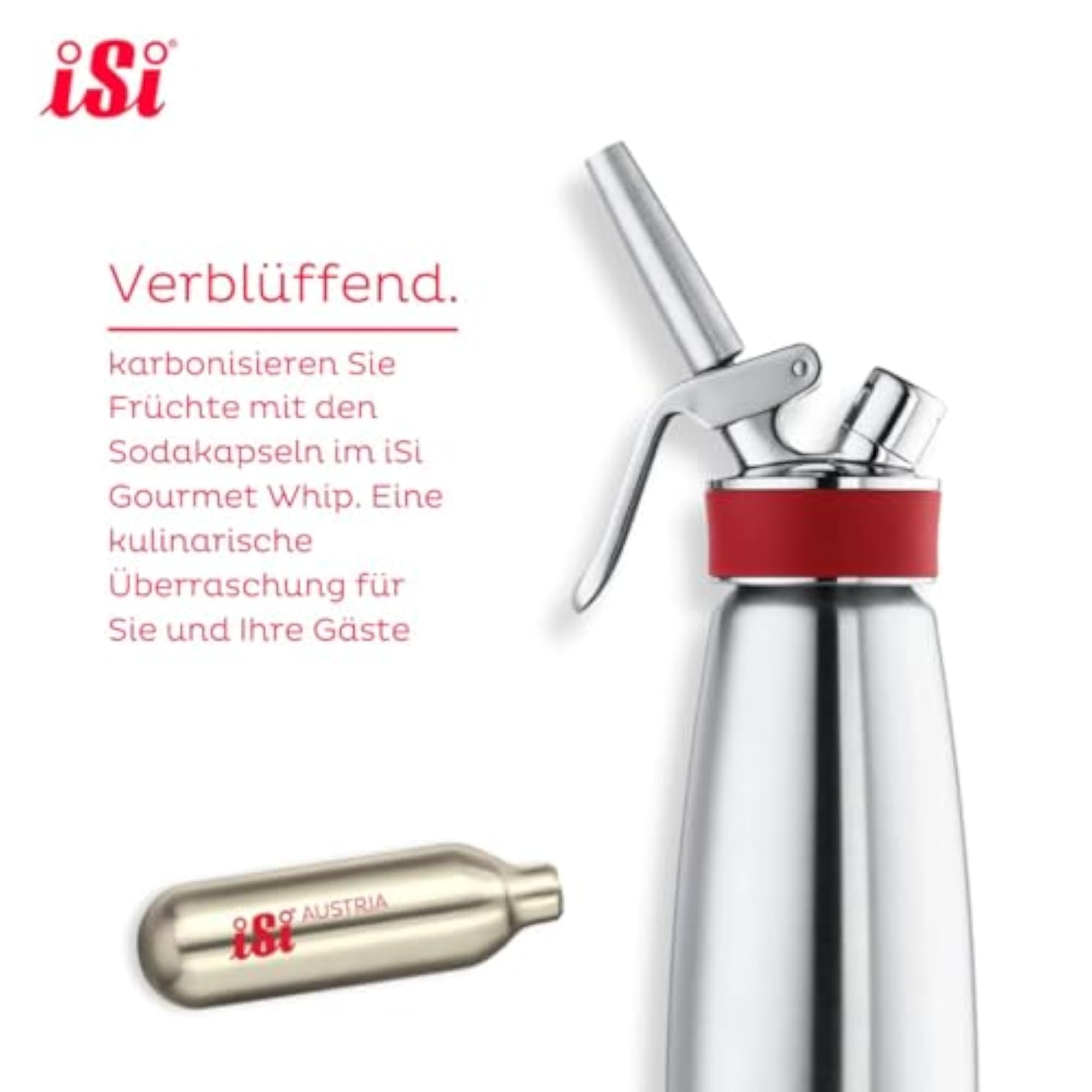 North America CO2 Soda Siphon Chargers, 8.4g