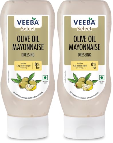 Image of Veeba Olive Oil Mayonnaise (300g) (Pack of 2)
