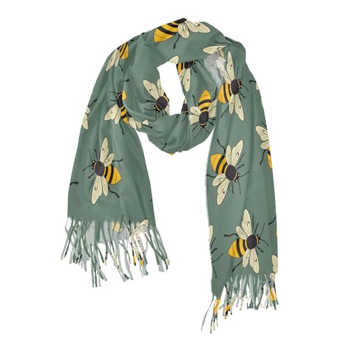 Foulard long pour femme ALAZA écharpe douce et chaude d'hiver