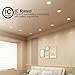 LUMINOSUM 4 Inch New Construction Recessed Can, IC Rated Air Tight Ceiling Can, Easy Install, TP24 Connector & E26 Socket, Lighting Housing with J-Box, UL-Listed, 8-Pack