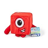 hand2mind Numberblocks One Plush, Plush Figure Toys, Numbers for Toddlers, Preschool Math Learning Toy, Stuffed Animal, Small Plushies, Soft Blocks, Counting Cubes, Stuffies for Kids, Birthday Gifts