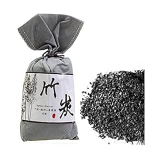 Geactiveerde koolstof 3/5 stuks van 80G bamboe houtskooltas, auto-onderdelen, luchtzuivering, thuis auto dual-gebruik…