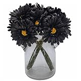 TOPIA Artificial African Daisies Flowers African Daisy Silk Flowers Artificial Gerbera Daisies Pack