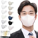 3Dマスク 大きいサイズ【スーツ定番色】不織布マスク メンズ 立体マスク 大きめ バイカラー カラー おしゃれマスク 小顔マスク 5Dマスク hellozebra 3層構造 日本品質カケンテスト済 ノーズワイヤー付き 耳が痛くならない 使い捨て 大きいサイズ 30枚入 (ライラック×紐ライラック, 【ML】大きいサイズ)
