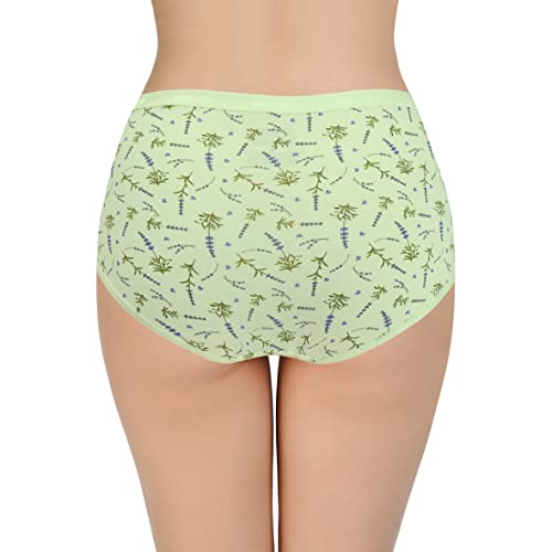 Image of Amante Printed Cotton Full Brief Panty Pack(Pack of 3)