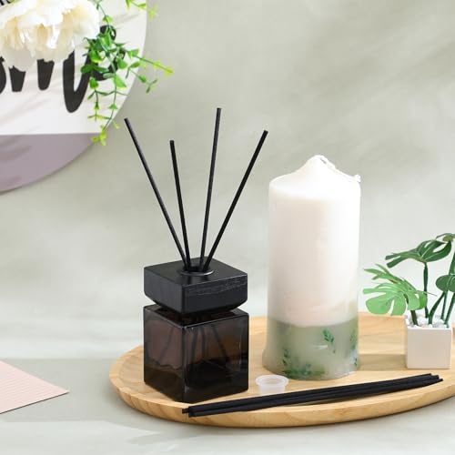 Set de Difusor de Aroma de Vidrio Recargable 100ml con Tapa de Madera miniatura 6