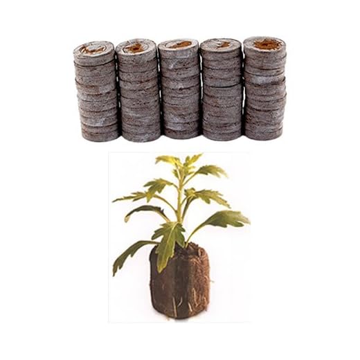 50 Count - Jiffy 7 Peat Pellets - Seed Starter Soil Plugs - 36 mm - Start Seedlings Indoors - Easy to Transplant to Garden
