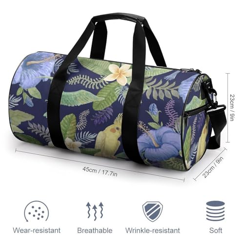 Sac de voyage fleurs perroquet idéal pour camping et randonnée - 2