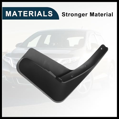 Image of Mud Flap Splash Guard for Toyota Venza 2009-2016 Durable | Front & Rear Side Mudflaps with Mount Accessor 1 Set Durable Material