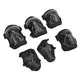 POUR LES ENFANTS : ces équipements de protection pour patins à roulettes sont de taille libre, adaptés à les 6 - 18 ans, ils constituent le d'anniversaire idéal pour les enfants.