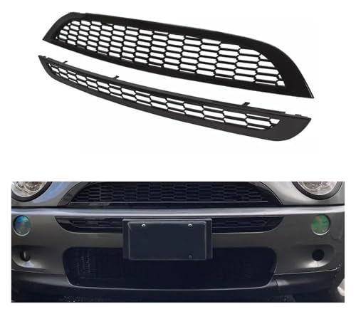 Parrilla de panal delantera para coche Mini R50 R52 R53 que protege el parachoques 2