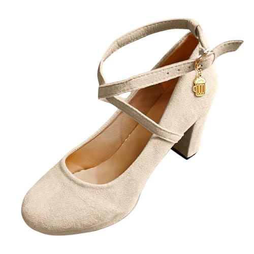 Escarpins Mary Jane plateforme femme chaussure talon haut bloc avec bride croisée
