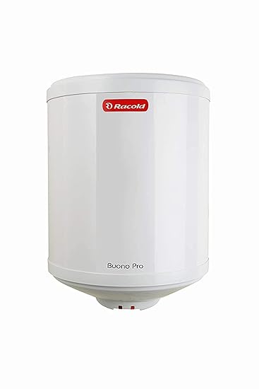 Racold Buono Pro 25L Vertical BEE 5 Star Storage Water Heater (Geyser) | Extra Durability with Titanium Enamelled Coating | Suitable for High Rise Buildings | 3 Levels of Safety | Rust Proof Body