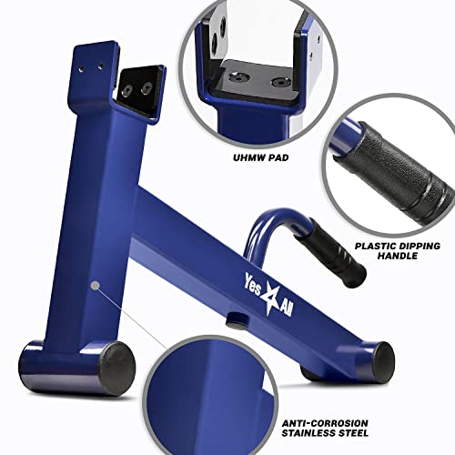 Yes4All Mini Deadlift Barbell Handle - Dark Blue #TOP2