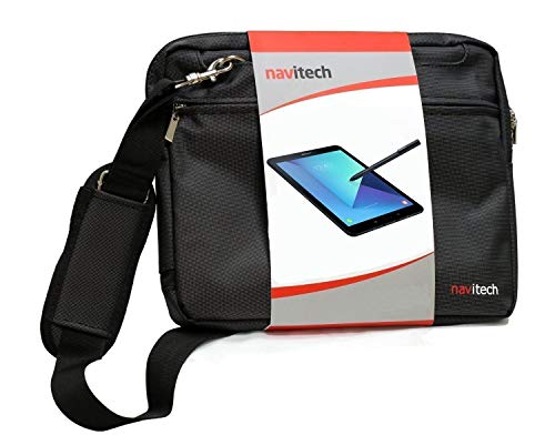 Navitech Black Sleek Premium Water Resistant Shock Absorbent Carry Bag Case Compatible with The GIMTVTION BDF 7