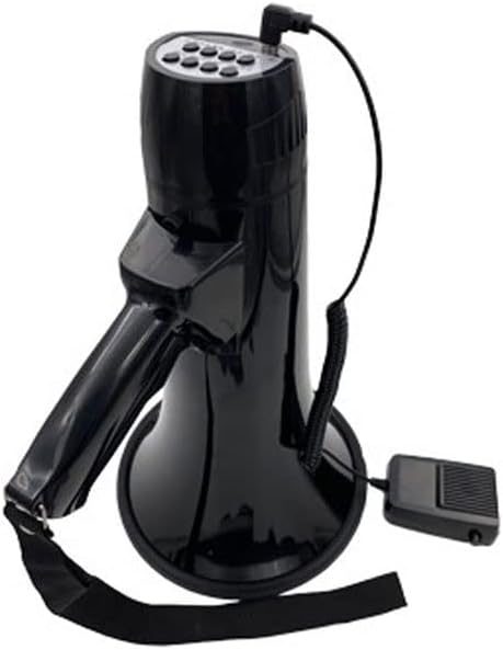 Megaphone USB Megaphone Speaker, 30W Portable Handheld Amplifier Recorder Megaphone Siren,Travel Guide Speech Teach Voice Amplifier Bullhorn Amplifiers