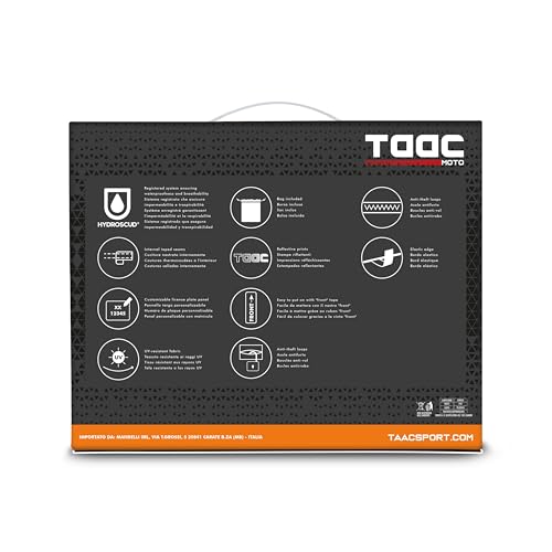 Bâche moto étanche TAAC Plus HYDROSCUD noir taille L