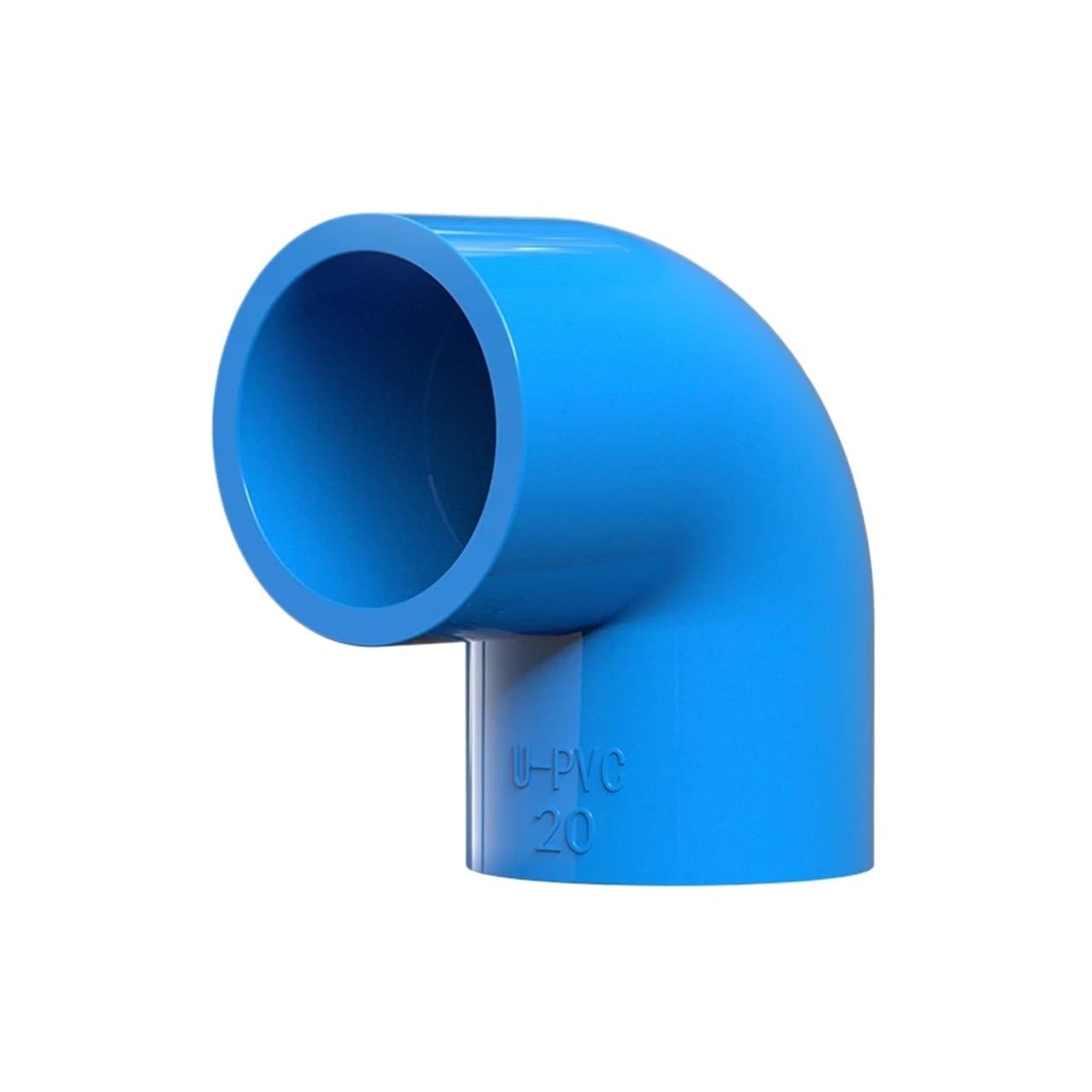 1-20PCS 20-50mm PVC Blu Gomito Raccordi For Tubi Dell'acqua 90° Angolo Retto Piegatura Pesce(I.D 50mmBlue,1pcs)