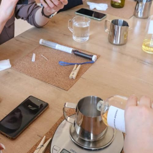 Image of Pouring Jug 300ML Stainless Steel Jar Frothing Mug for Multiple Uses for Candle Making Pouring Picthee Melting Pot Double Boiler Vessel