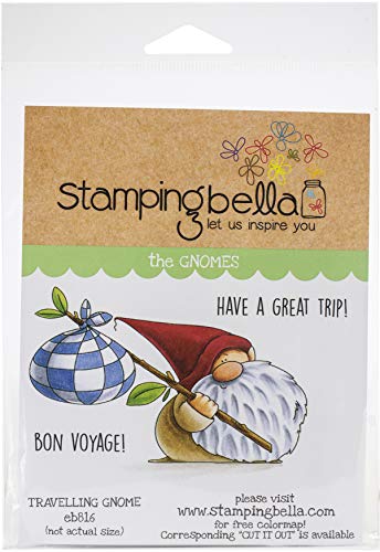 Stamping Bella Cling Stamps-Traveling Gnome