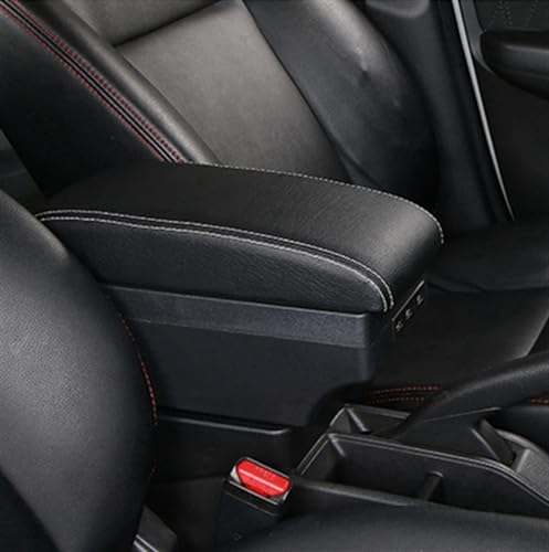 WTIXCRQ Skoda For Fabia III for Combi 2015-2020 �ԗp�A�[�����X�g�{�b�N�X ��t���p�[�c �A�N�Z�T���[ �C���e���A USB �R���\�[�� ���[�{�b�N�X �J�[�A�[�����X�g�{�b�N�X(C3 �z���C�g���C��)