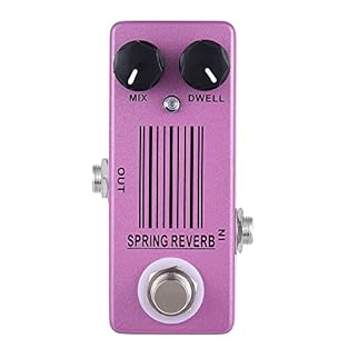 [SMALL BUT MIGHTY] Enjoy massive spring reverb sound in a compact MOSKY MP-51 pedal. [FINE-TUNE YOUR SOUND] Use the mix and dwell pots for precise control over your reverb effect. [PURE TONE] True bypass switch ensures your tone stays unaltered, with...