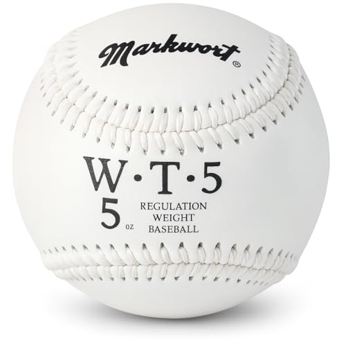 Markwort Weighted 9-Inch Baseballs-Leather Cover (Individually Boxed)