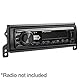 Sound-way 1 DIN Autoradio Radioblende RadioRahmen, ISO-Verbindungskabel, Antennenadapter, kompatibel mit Mini Cooper