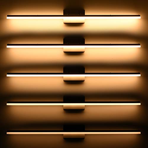 mirrea 48in Modern LED Vanity Light for Bathroom Lighting Dimmable 46w Brushed Nickel (Warm White 3000K) by mirrea - Image 6