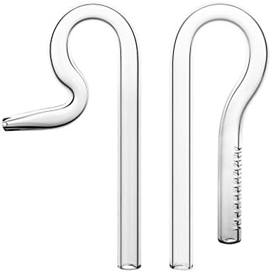 JARDLI Glas Lily Pipe Spin Outflow - Spezieller Wasserfluss Für Dein Aquarium (17mm Für 16/22mm Schläuche)