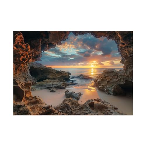 Impression sur toile et tableau décoration murale paysage coucher de soleil 60x80