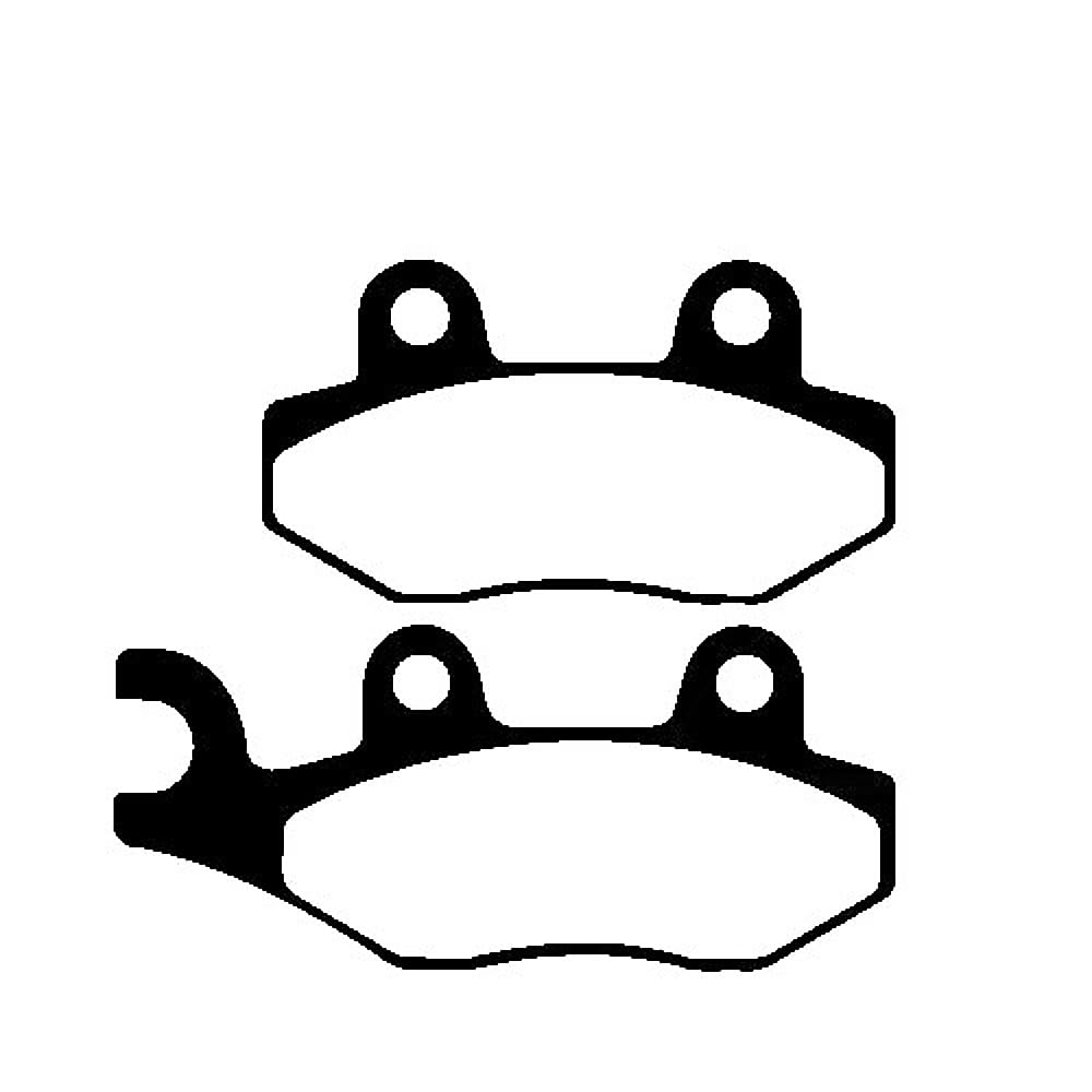 Road Passion Bremsbeläge Für PEUGEOT Satelis 250/300 – Vorne & Hinten, Semi-organisch, Maße 96,7x42x9 Mm & 77,3x42x9 Mm