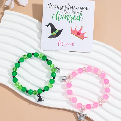 Joyline Friendship Matching Bracelets for Women Witch Crown Charm Best Friend BFF Bracelets Sister Birthday Gift Valentine's Day Jewelry Gifts3