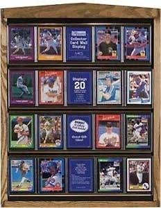 MCS 16x20 Inch Collector Card Wall Display, Houdt 20 Sportkaarten, Zwart ( 52894