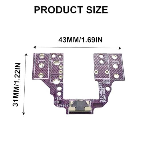 NSDSW Mouse Microswitch Circuit Board Mouse Mainboard with Resistant Mouse Encoders Decoders for GPROX Mouse