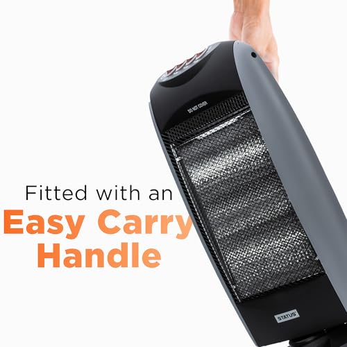 Status Halogen Heater | Indoor Electric Heater | 1200W Infrared Heater | HH-1200W1PKB - 4