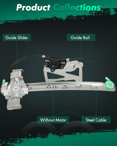 Image of SCITOO Front Left Power Window Regulator Without motor Fit for 2006-2009 for Cadillac DTS, 749-194