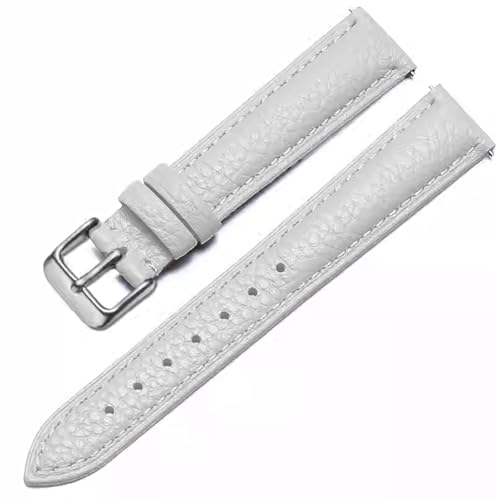 Image of Genuine Leather Watch Band Hand-Stitched Texture Padded Italian Leather Strap Quick Release 12mm 13mm 14mm 15mm 16mm 17mm 18mm 19mm 20mm 21mm 22mm 23mm 24mm Replacement Band for Women Men