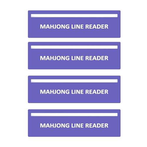 4Pack Mahjong Line Finder, Mahjong Line Reader