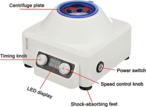 Centrifugeuse électrique AADECOR avec tubes 15 ml de table pour tri d'échantillons - 8