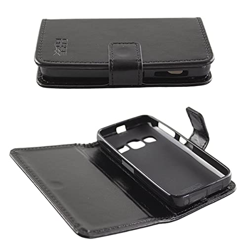 Coque pour Easyfone Prime-A7, Bookstyle-Case Étui de Protection Antichoc pour Smartphone (Coque de Coloris Noir)