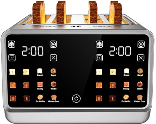 Smart Toaster 4 Slice Dual TouchScreen