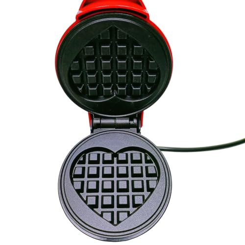 Heart Shaped Waffle Maker Mini Non-Stick Waffle Machine for Breakfast Lunch - image 2