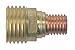 Gas Lens, Copper/Brass, 1/8 in, PK2
