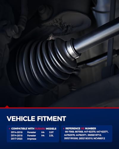 Image of KAX CV Axle Front Driver and Passenger Side for Subaru