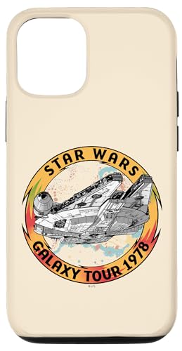 Coque iPhone 12 / 12 Pro Star Wars Galaxy Tour 1978 en silicone noir